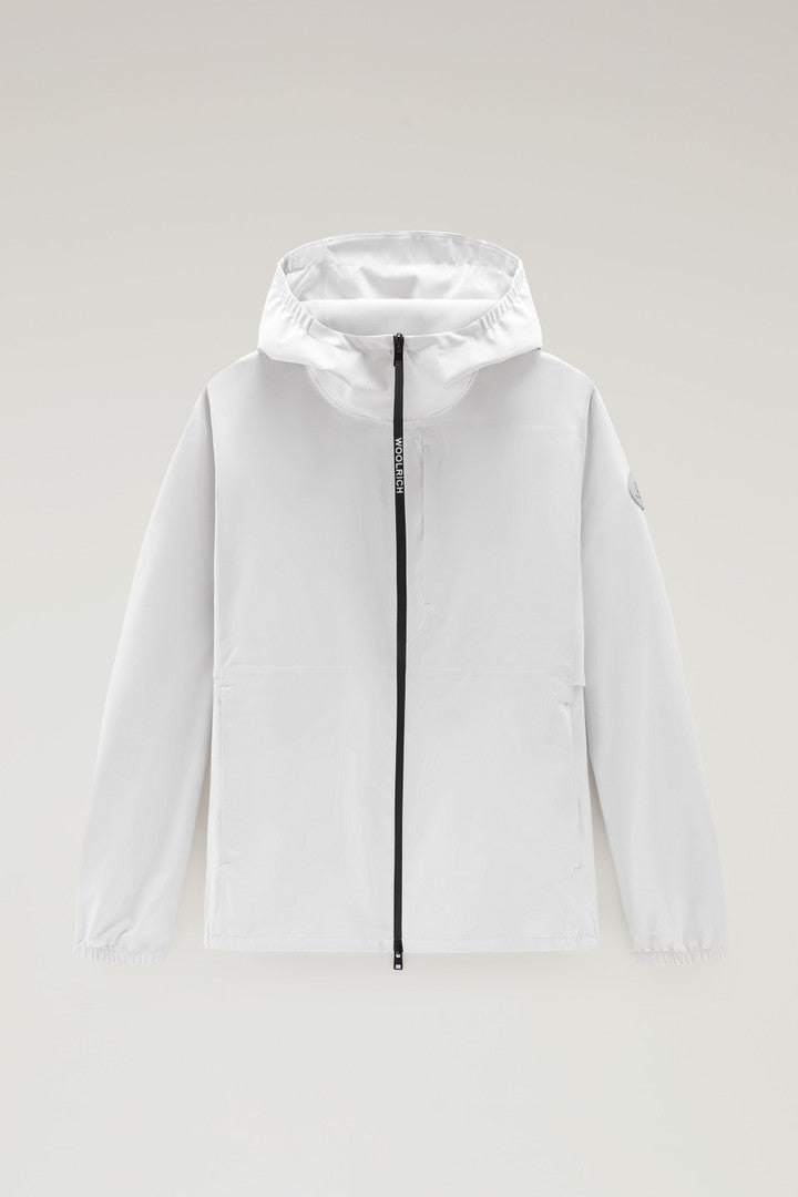 Waterproof Pacific Hooded Jacket (Melton Blue) - Detail View 1