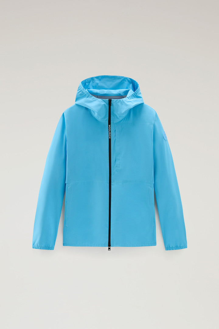 Waterproof Pacific Hooded Jacket (Melton Blue) - Detail View 8