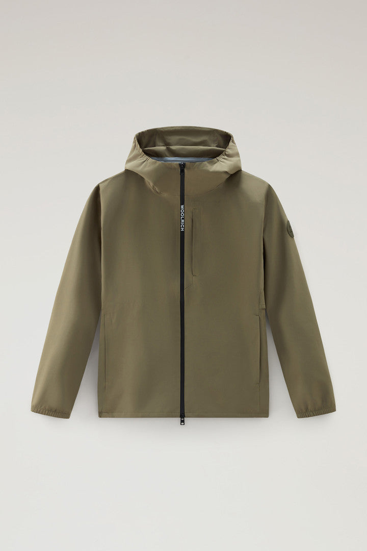 Waterproof Pacific Hooded Jacket (Lunar Rock) - Detail View 7