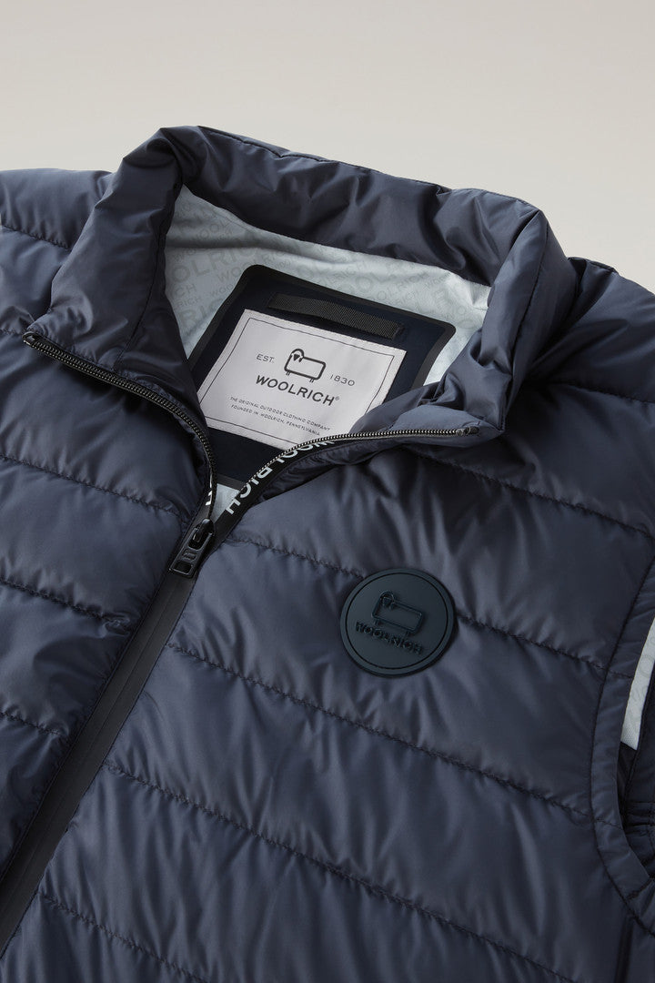 Quilted Sundance Vest (Melton Blue) - Detail View 2