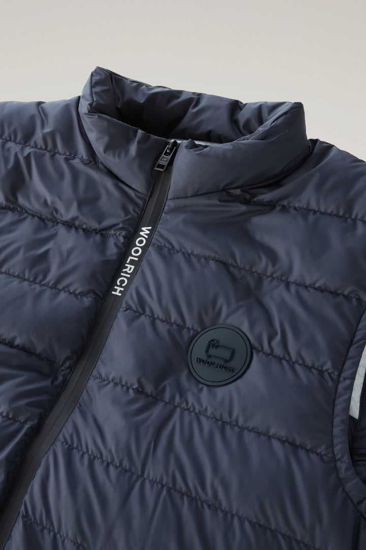 Quilted Sundance Vest (Melton Blue) - Detail View 3