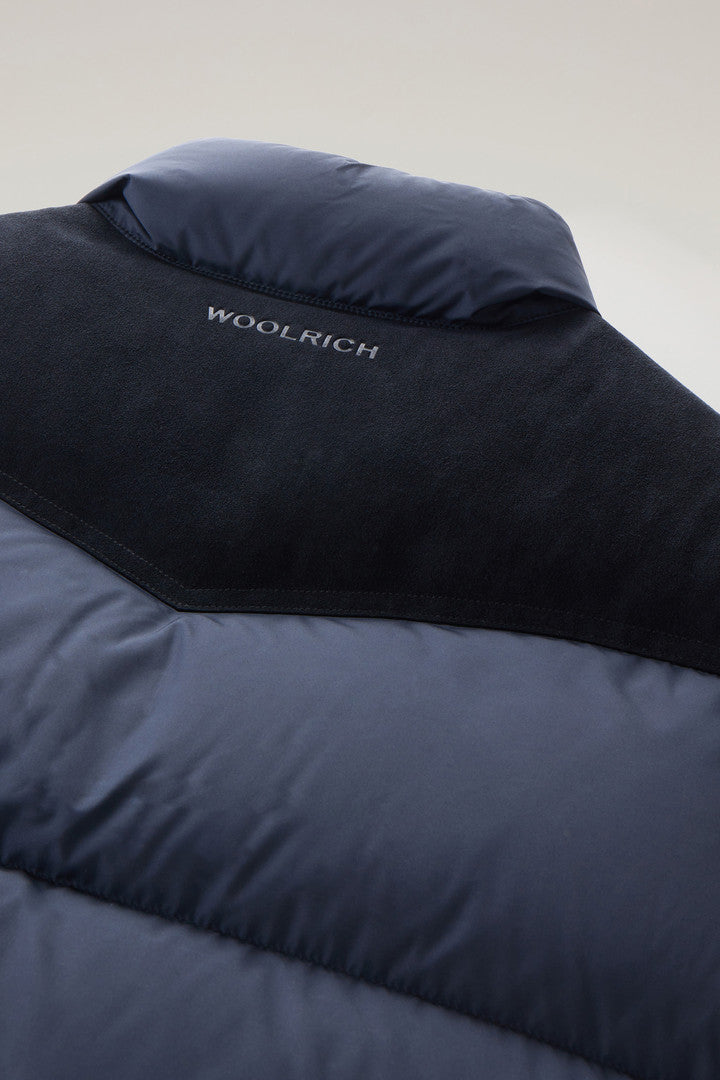 Western Padded Vest (Melton Blue) - Detail View 3