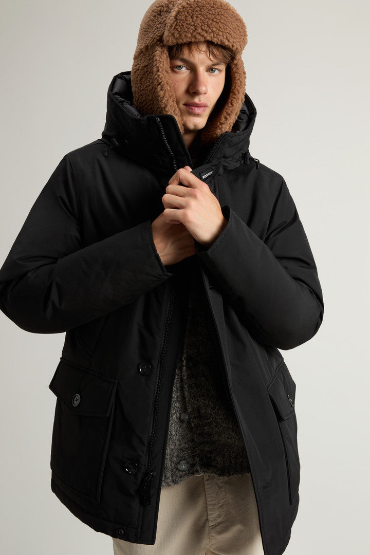 Arctic Anorak in Ramar Cloth (Melton Blue) - Detail View 3