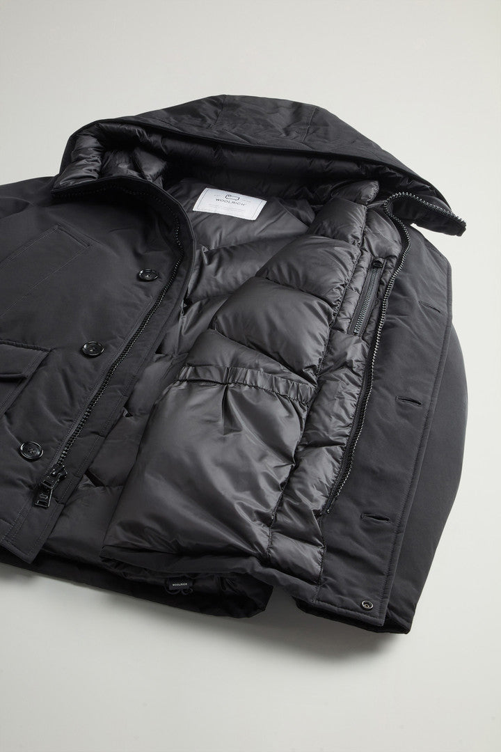 Arctic Anorak in Ramar Cloth (Melton Blue) - Detail View 7