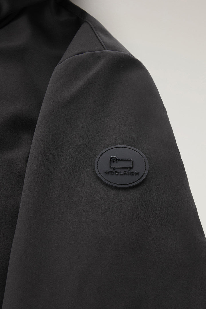 Pacific Jacket in Tech Softshell (Black) - Detail View 2