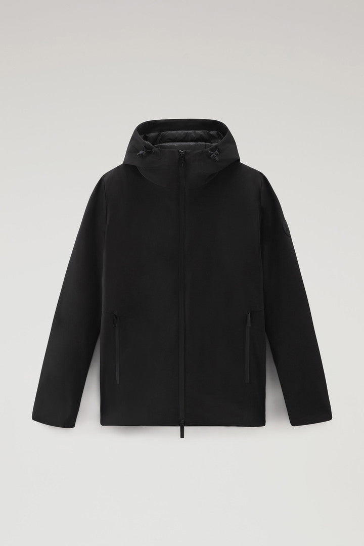 Pacific Jacket in Tech Softshell (Black) - Main View