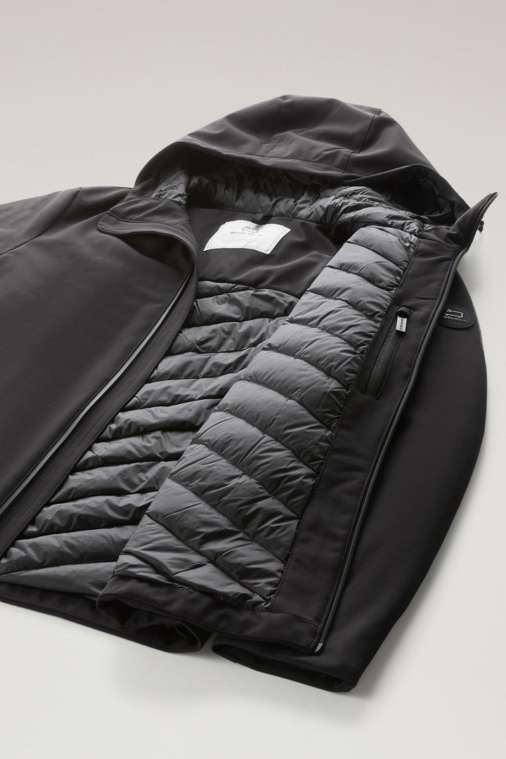 Pacific Jacket in Tech Softshell (Black) - Detail View 4