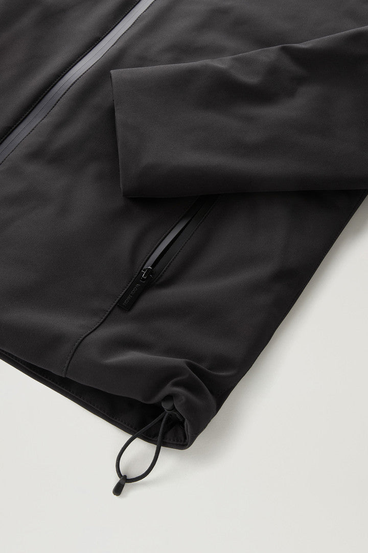 Pacific Jacket in Tech Softshell (Black) - Detail View 3