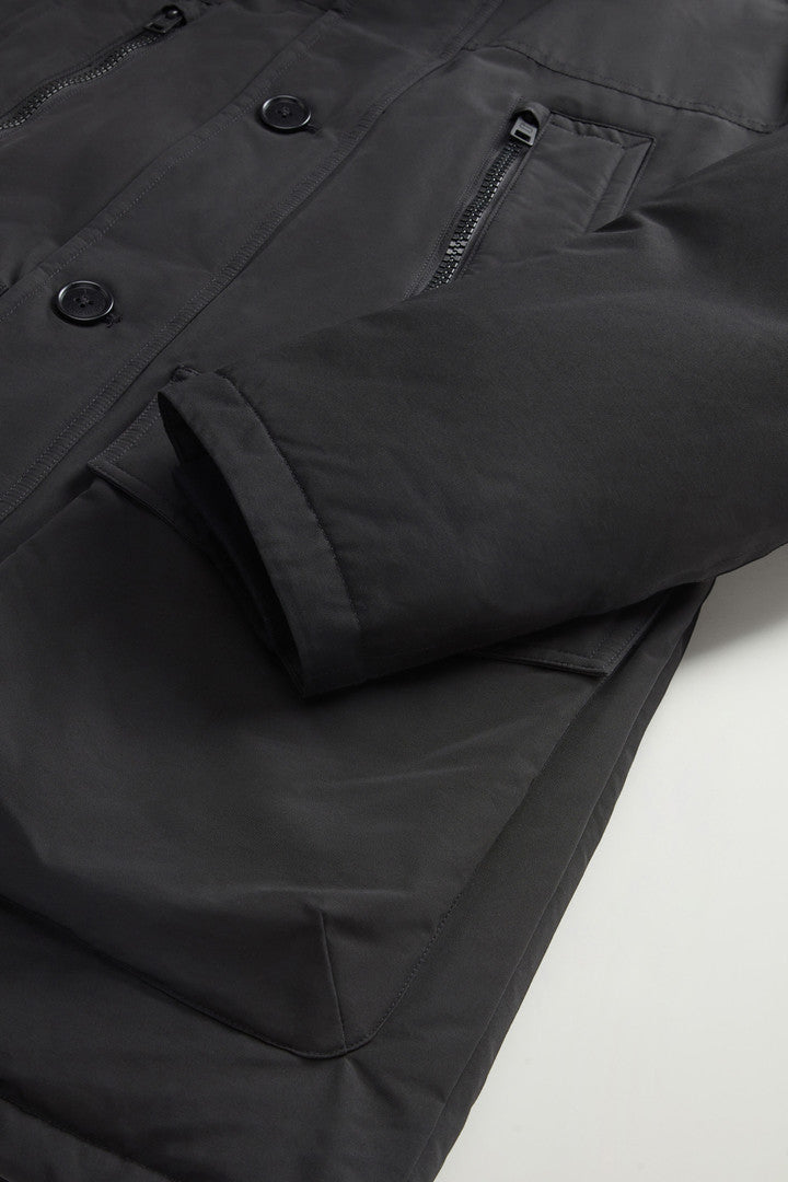 Arctic Parka Evolution in Ramar Cloth (Melton Blue) - Detail View 7