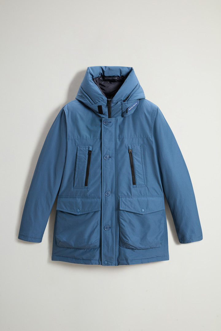 Arctic Parka Evolution in Ramar Cloth (Melton Blue) - Detail View 13