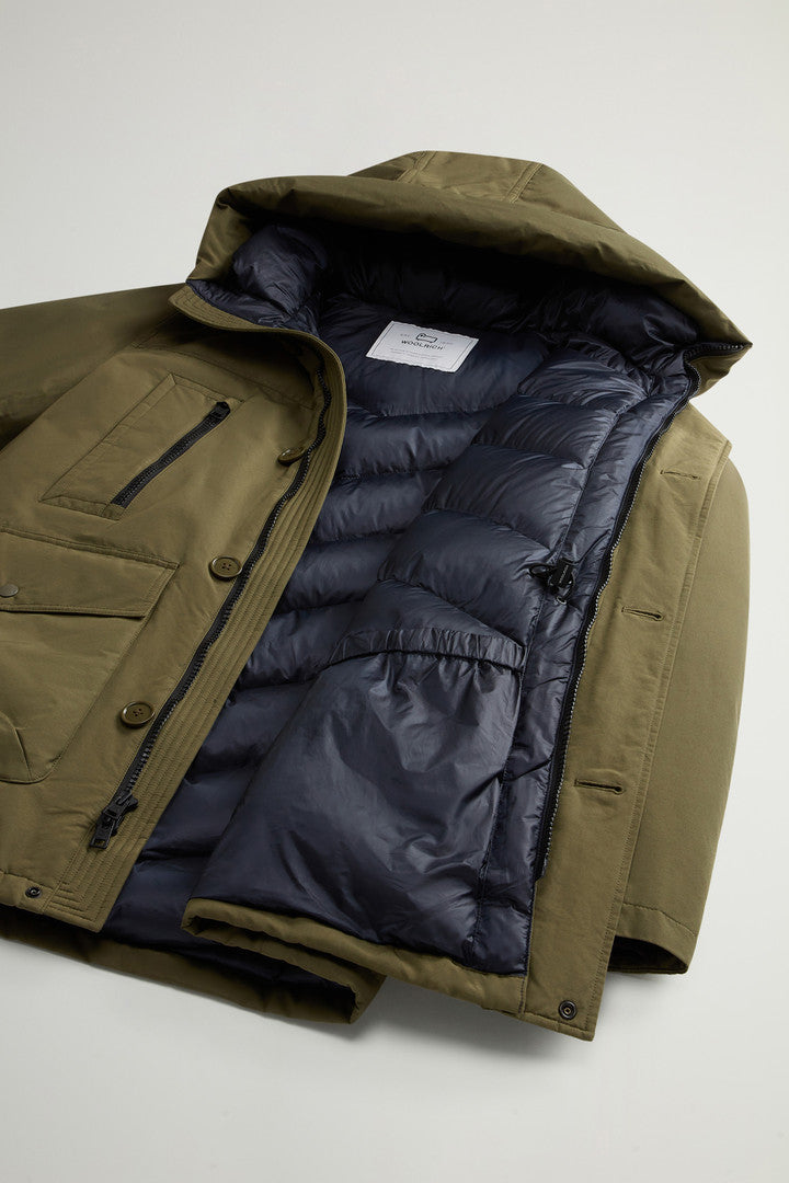 Arctic Parka Evolution in Ramar Cloth (Melton Blue) - Detail View 8