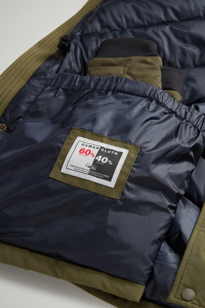 Arctic Parka Evolution in Ramar Cloth (Melton Blue) - Detail View 9