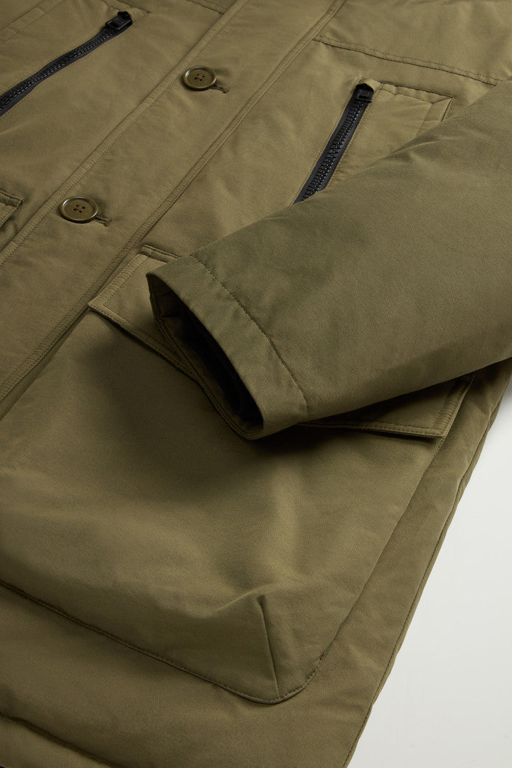 Arctic Parka Evolution in Ramar Cloth (Melton Blue) - Detail View 7