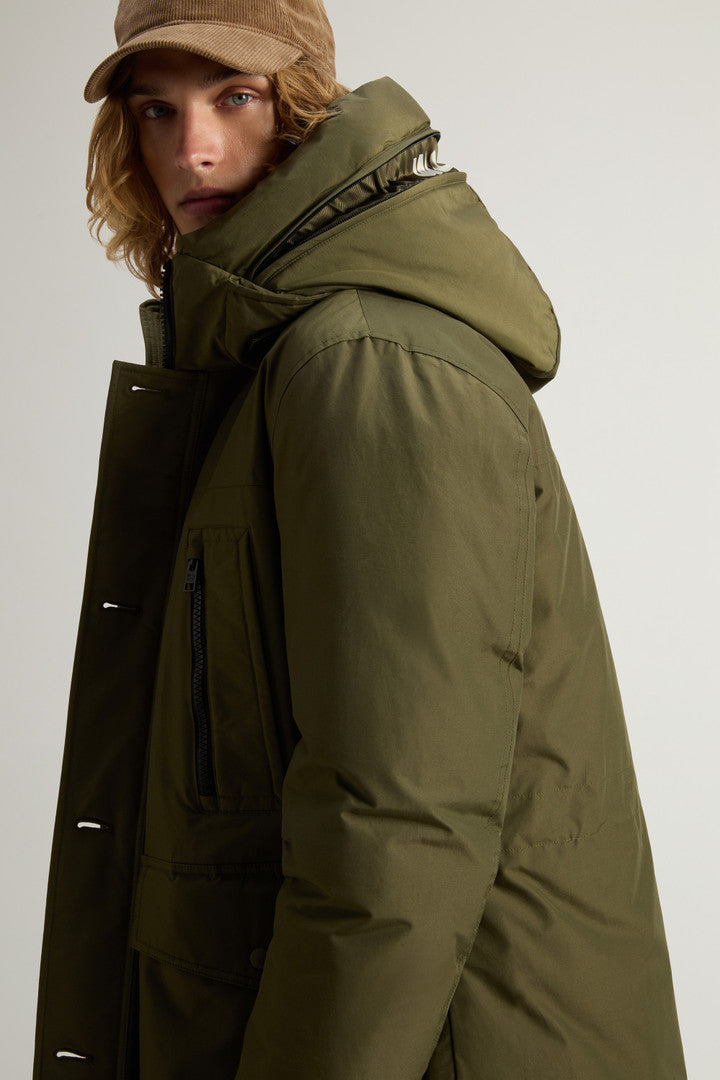 Arctic Parka Evolution in Ramar Cloth (Melton Blue) - Detail View 3
