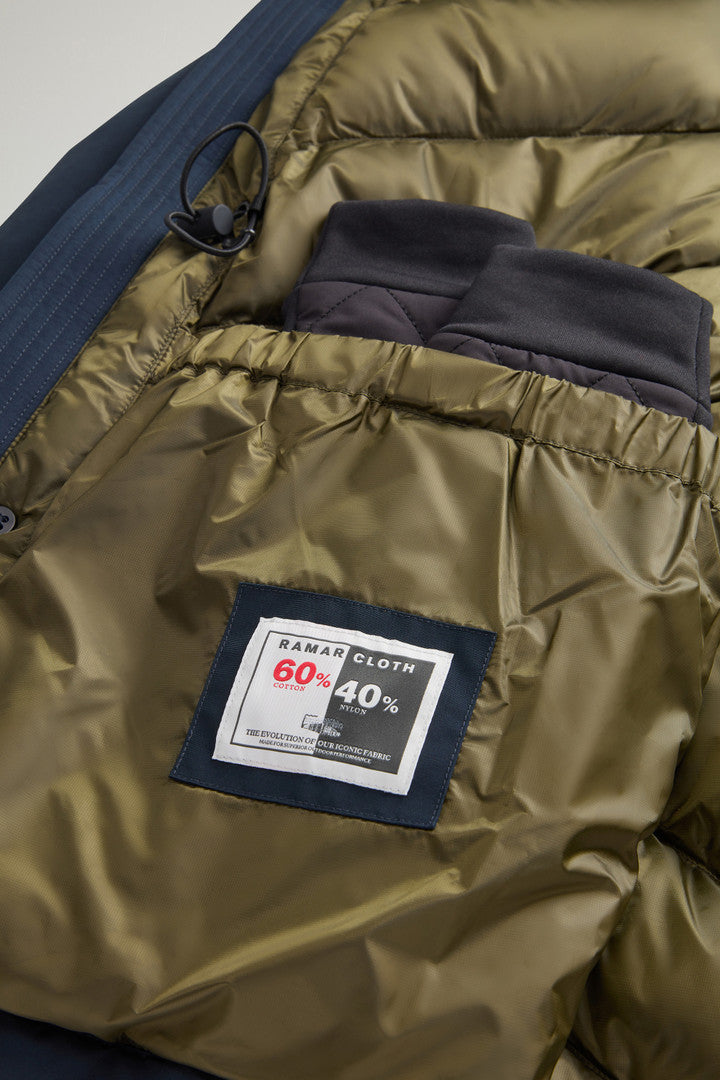 Arctic Parka Evolution in Ramar Cloth (Melton Blue) - Detail View 9