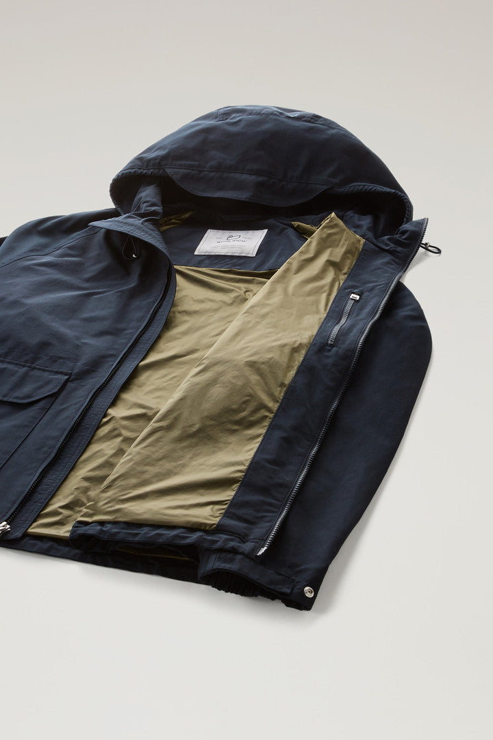 Cruiser Jacket in Ramar Cloth with Hood (Stone) - Detail View 7