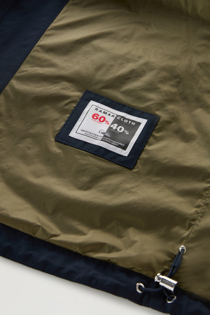 Cruiser Jacket in Ramar Cloth with Hood (Stone) - Detail View 6