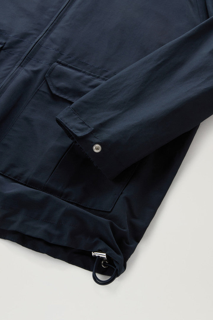 Cruiser Jacket in Ramar Cloth with Hood (Stone) - Detail View 5