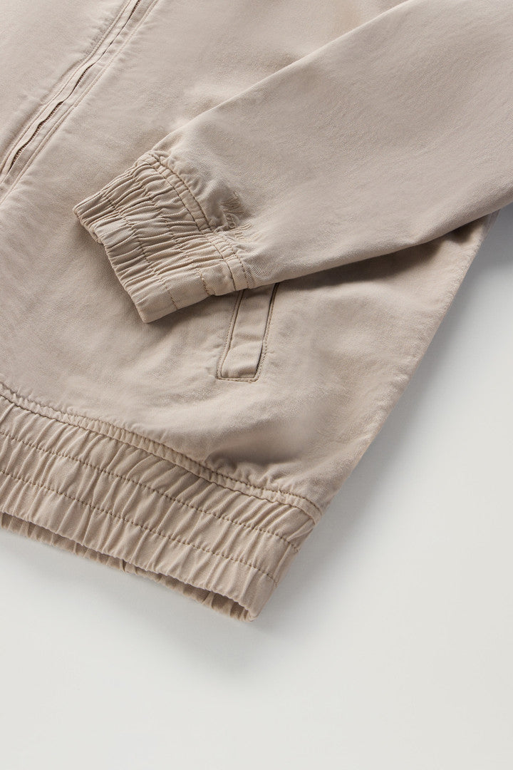 Bomber Jacket in Cotton-Linen Blend (Rope) - Detail View 6