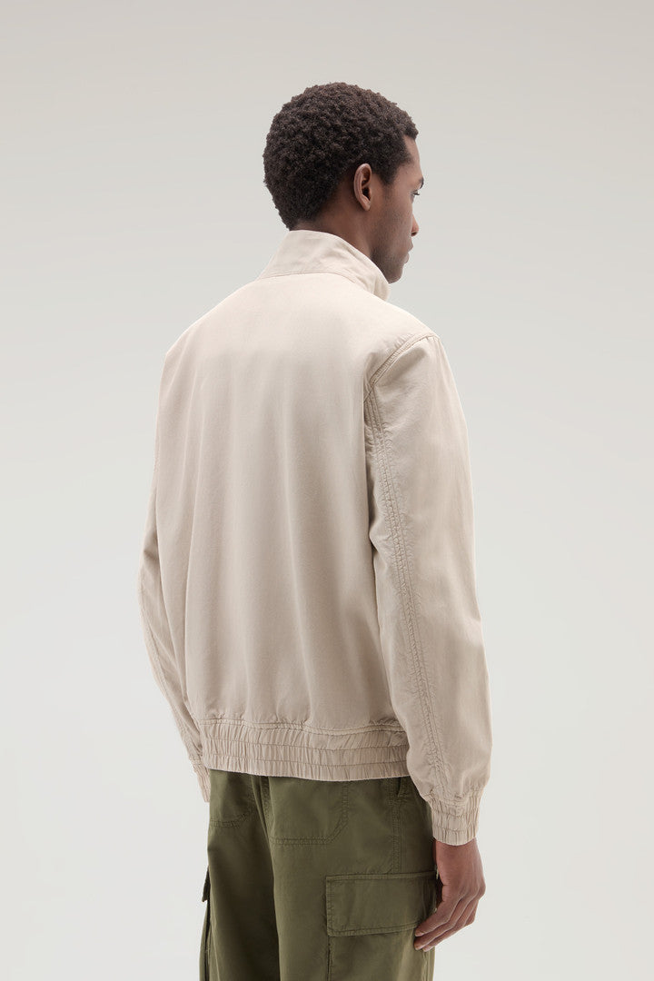 Bomber Jacket in Cotton-Linen Blend (Rope) - Detail View 3