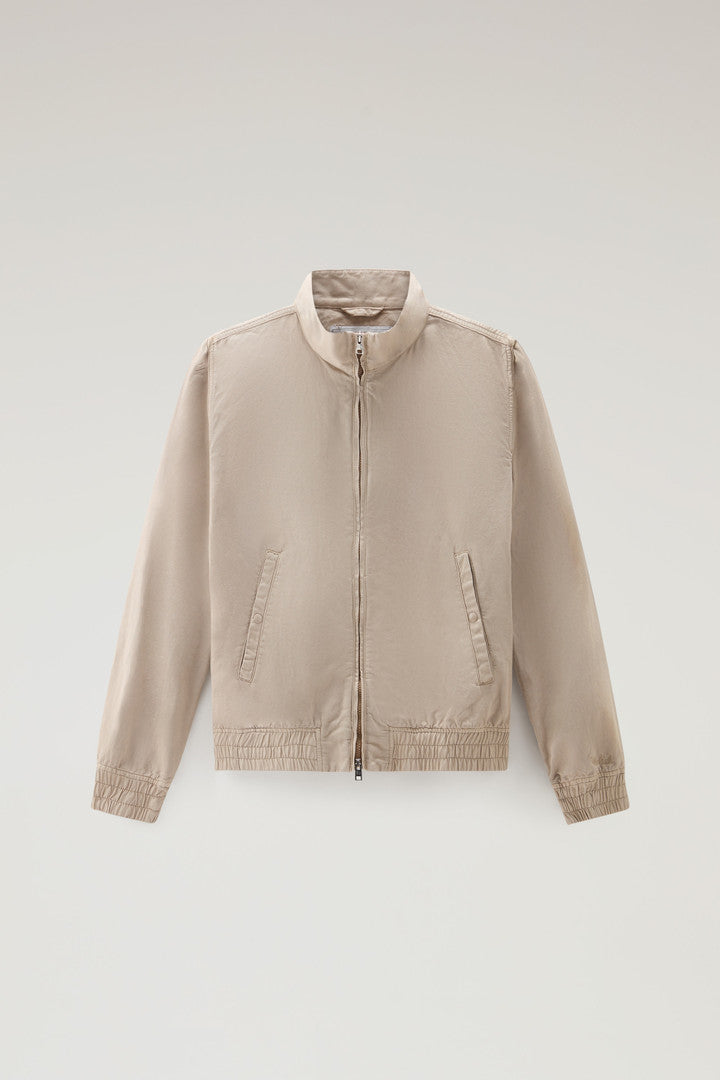 Bomber Jacket in Cotton-Linen Blend (Rope) - Main View