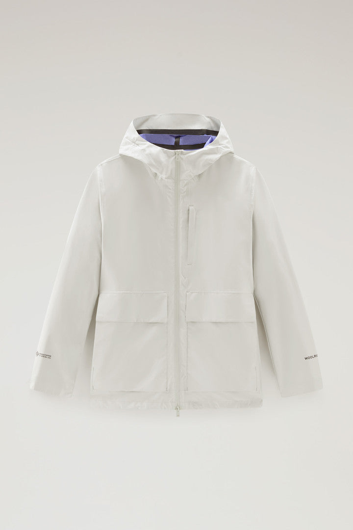 Mountain Jacket in WINDSTOPPER GORE-TEX (Melton Blue) - Detail View 8