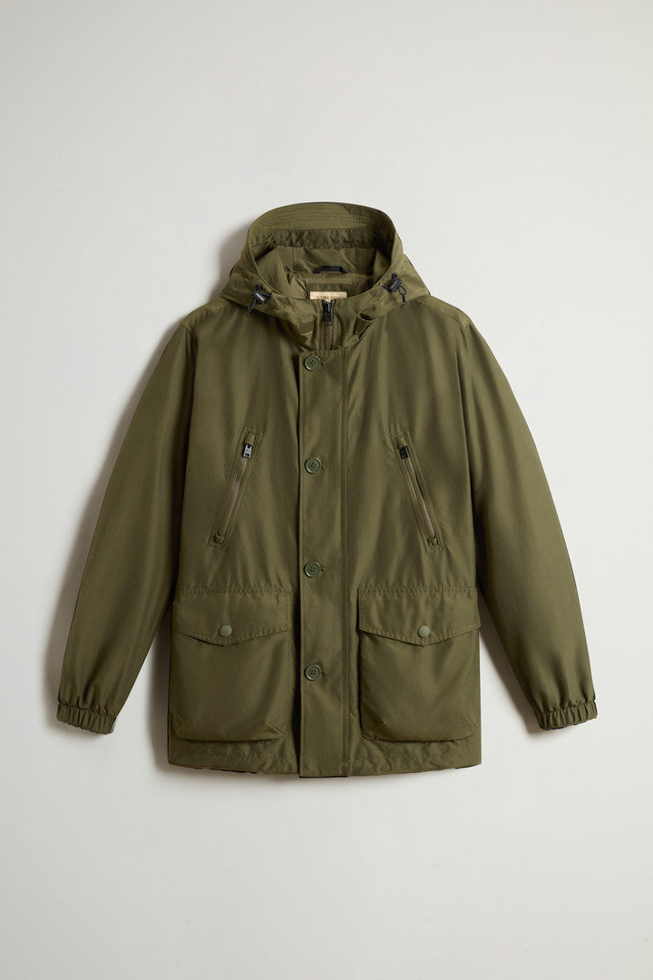 Parka in Light Ramar (Melton Blue) - Detail View 9