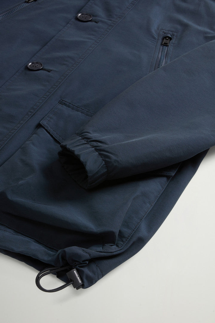 Parka in Light Ramar (Melton Blue) - Detail View 6