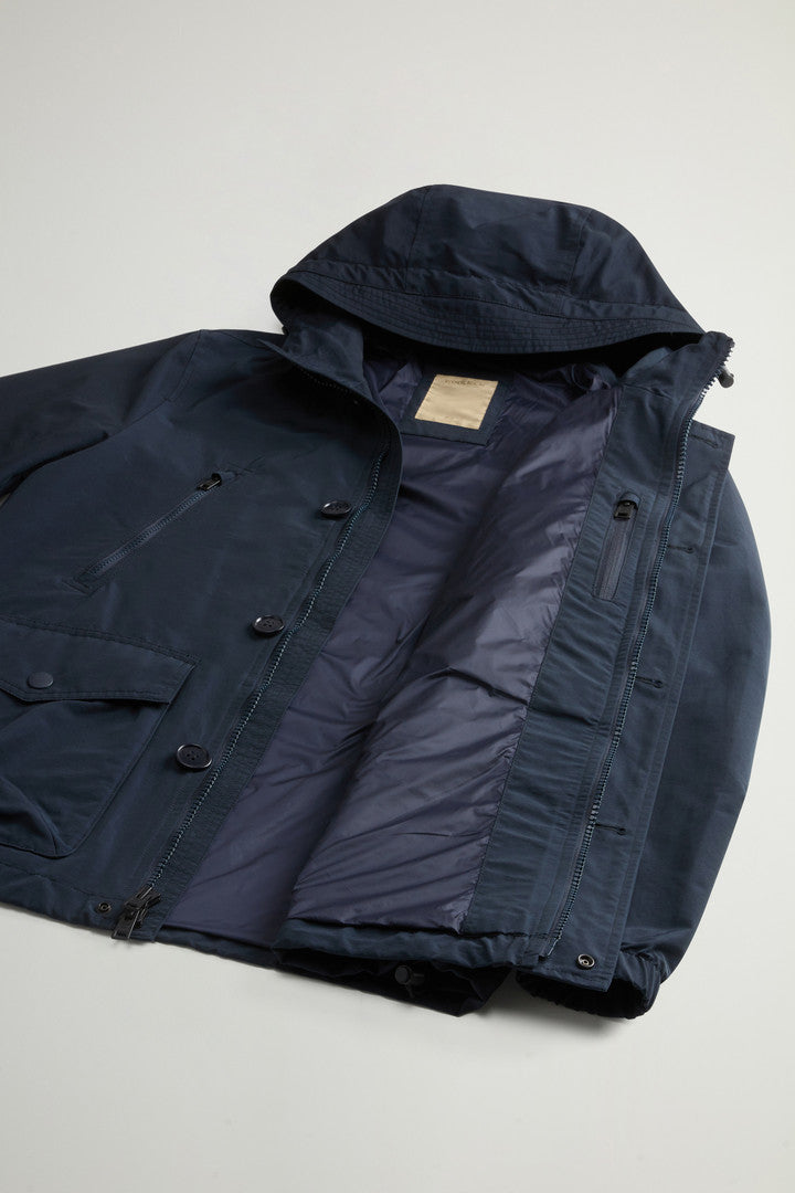 Parka in Light Ramar (Melton Blue) - Detail View 8