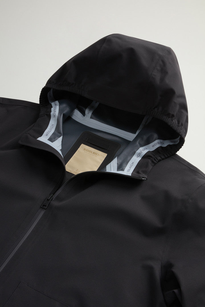 Waterproof Pacific Jacket in Two-Layered Fabric (Dove) - Detail View 5