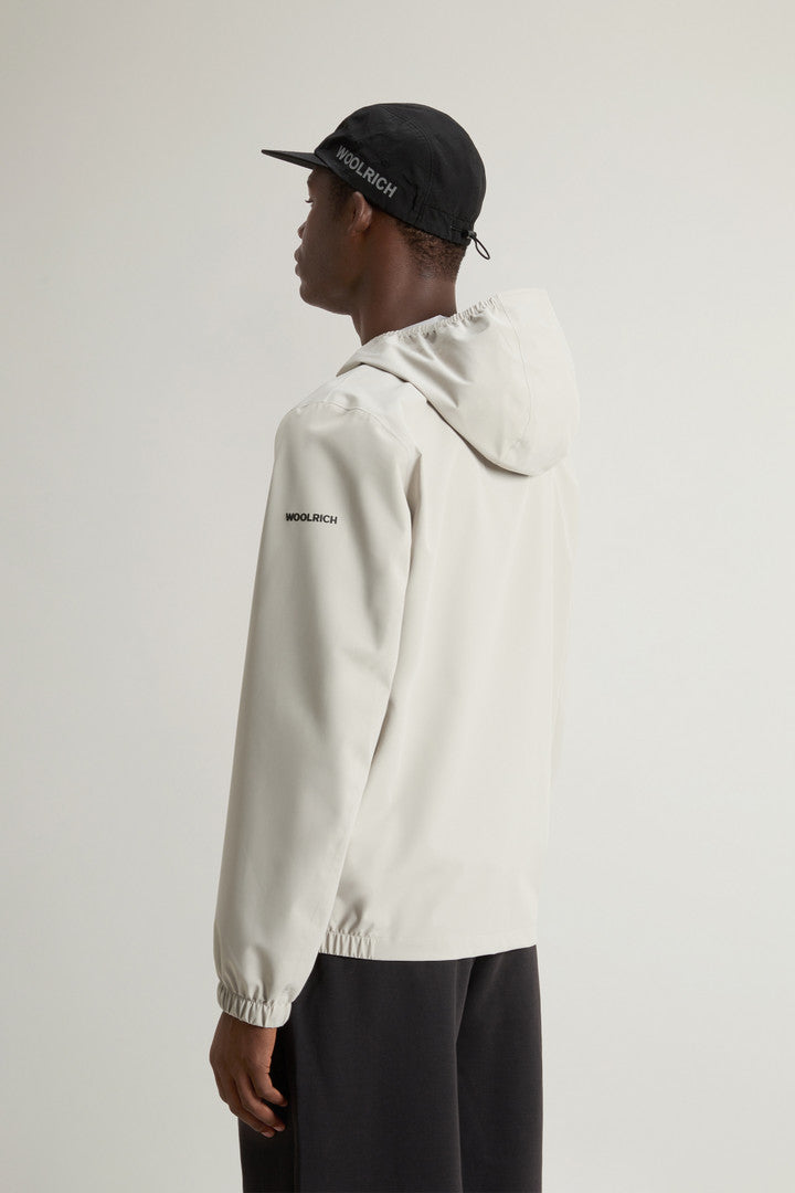 Waterproof Pacific Jacket in Two-Layered Fabric (Dove) - Detail View 2
