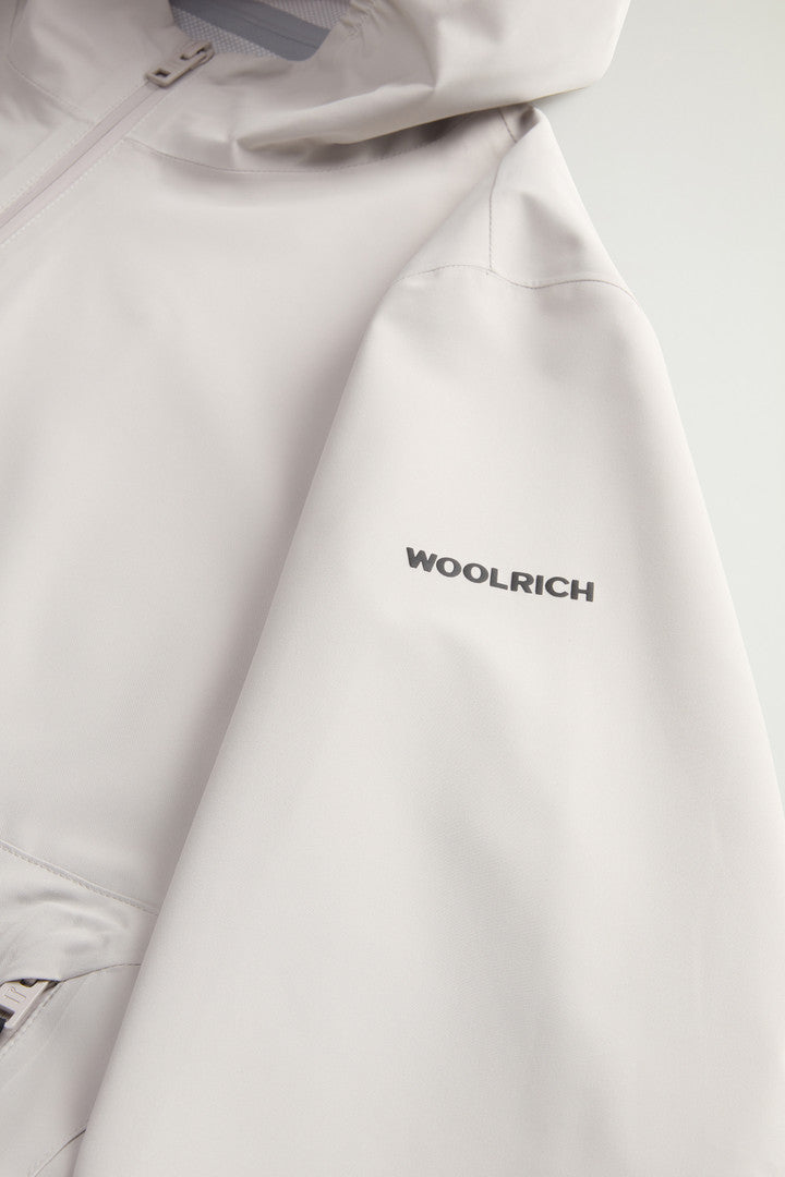 Waterproof Pacific Jacket in Two-Layered Fabric (Dove) - Detail View 6