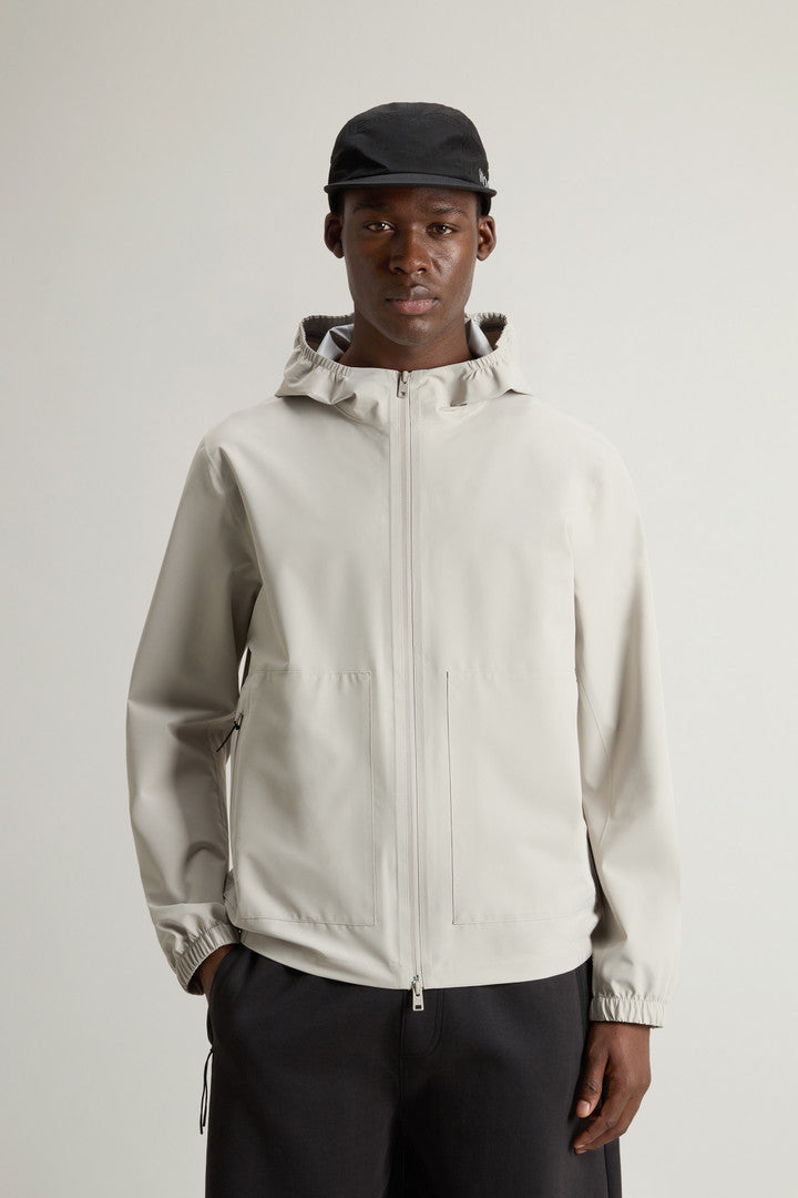 Waterproof Pacific Jacket in Two-Layered Fabric (Dove) - Main View