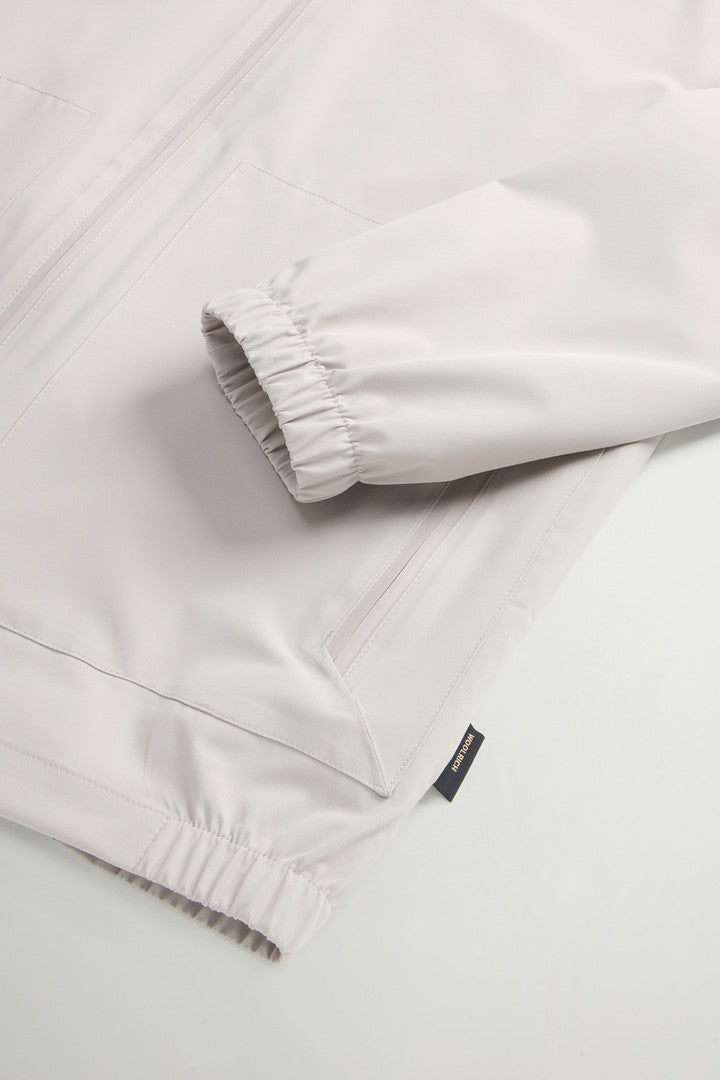 Waterproof Pacific Jacket in Two-Layered Fabric (Dove) - Detail View 7