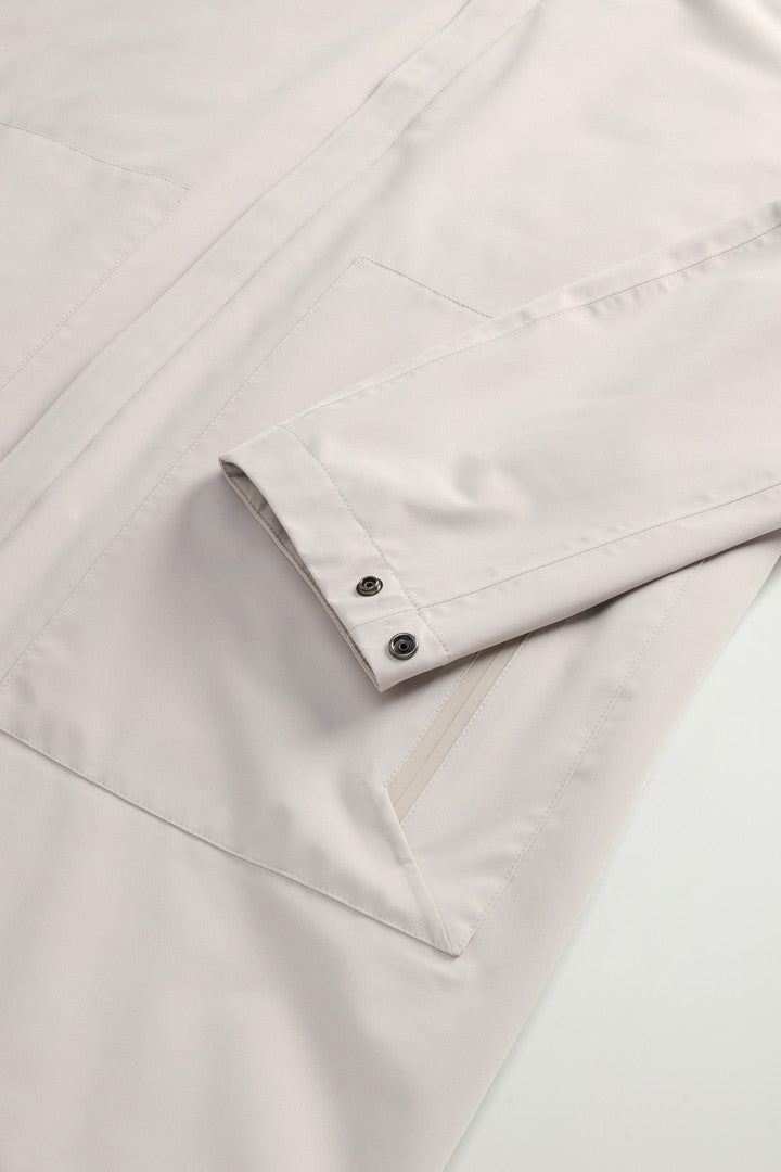 2-In-1 Waterproof Jacket in Two-Layered Fabric (Melton Blue) - Detail View 7