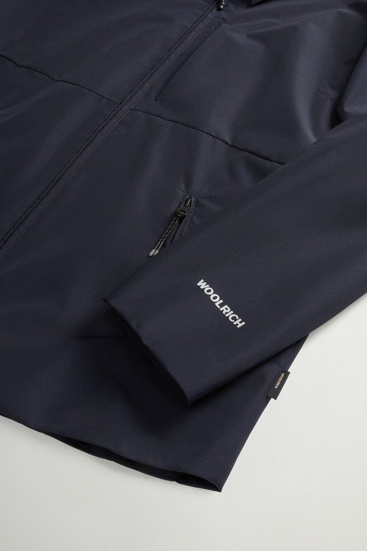 Jacket in WINDSTOPPER GORE-TEX (Melton Blue) - Detail View 6
