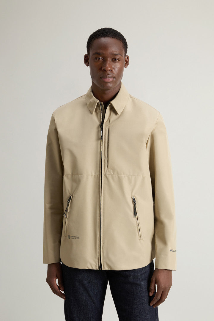 Jacket in WINDSTOPPER GORE-TEX (Melton Blue) - Main View