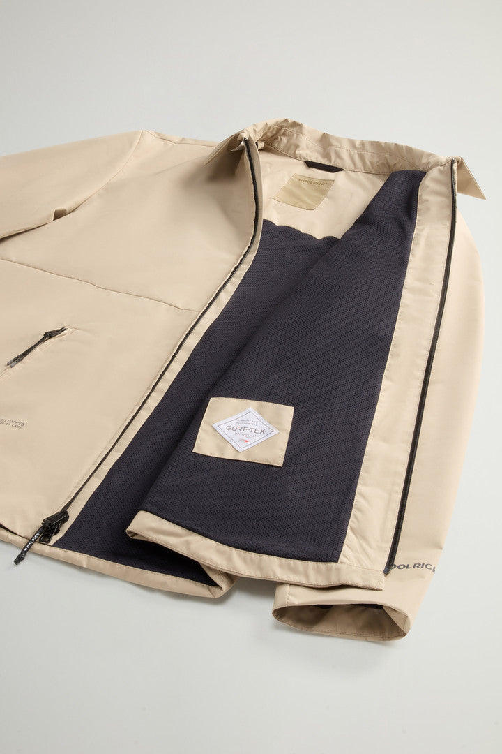 Jacket in WINDSTOPPER GORE-TEX (Melton Blue) - Detail View 8