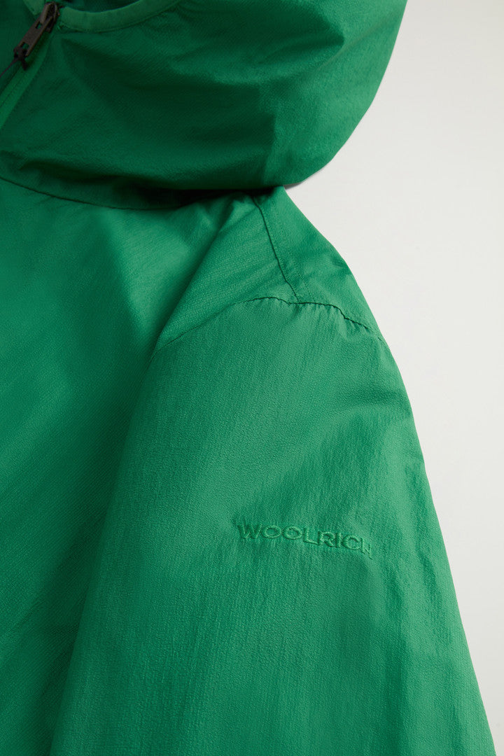 Ultralight Hooded Jacket in Light Mini Ripstop (Twilight Blue) - Detail View 7