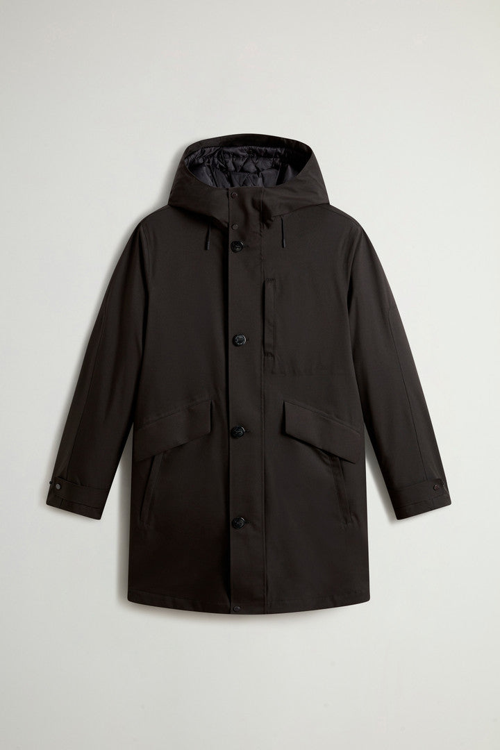 3-in-1 Weaver Coat with Reversible Inner Jacket (Melton Blue) - Detail View 12