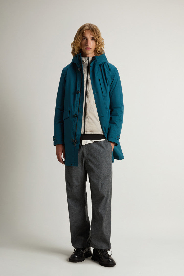 3-in-1 Weaver Coat with Reversible Inner Jacket (Off Taupe) - Detail View 1