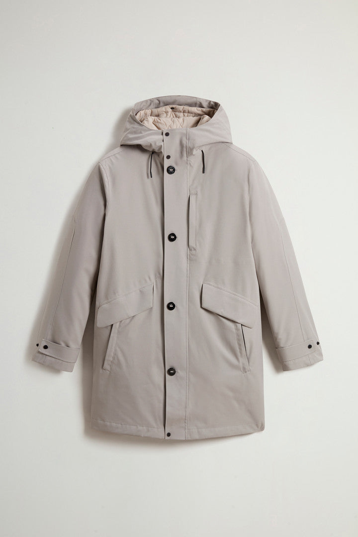 3-in-1 Weaver Coat with Reversible Inner Jacket (Off Taupe) - Main View