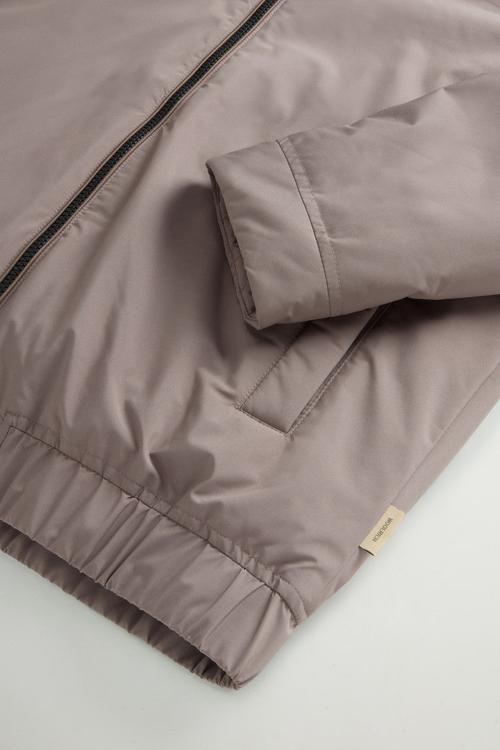 Padded Cloud Bomber (Melton Blue) - Detail View 7