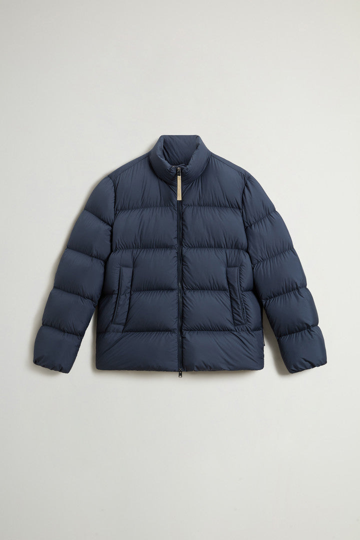 Cloud Down Jacket in Microfiber (Melton Blue) - Main View