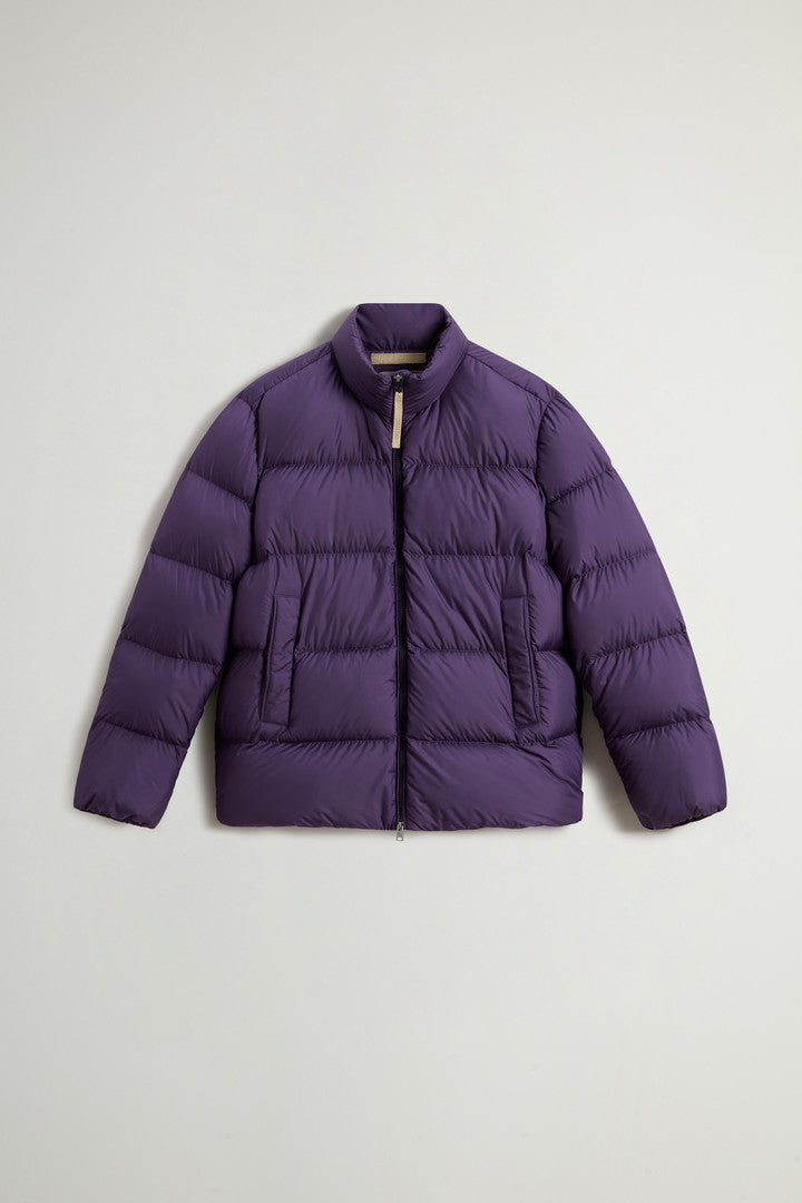Cloud Down Jacket in Microfiber (Dry Gray) - Detail View 11