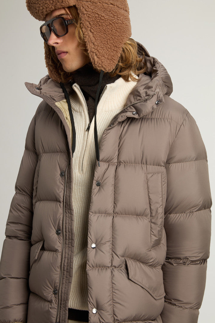 Cloud Parka in Microfiber (Dark Green) - Detail View 4