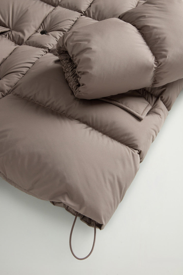 Cloud Parka in Microfiber (Melton Blue) - Detail View 7