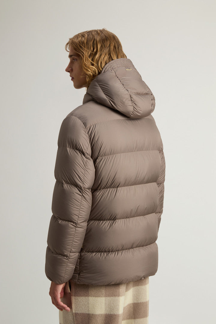 Cloud Parka in Microfiber (Dark Green) - Detail View 3