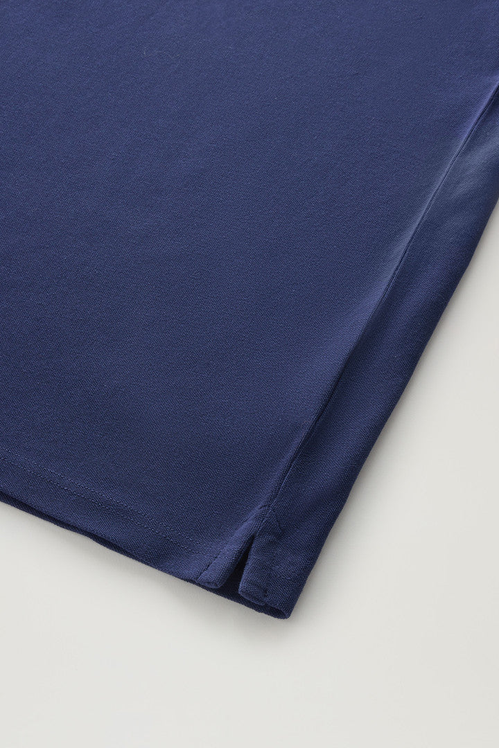 Pure Cotton Piquet Polo Shirt (Sage) - Detail View 3