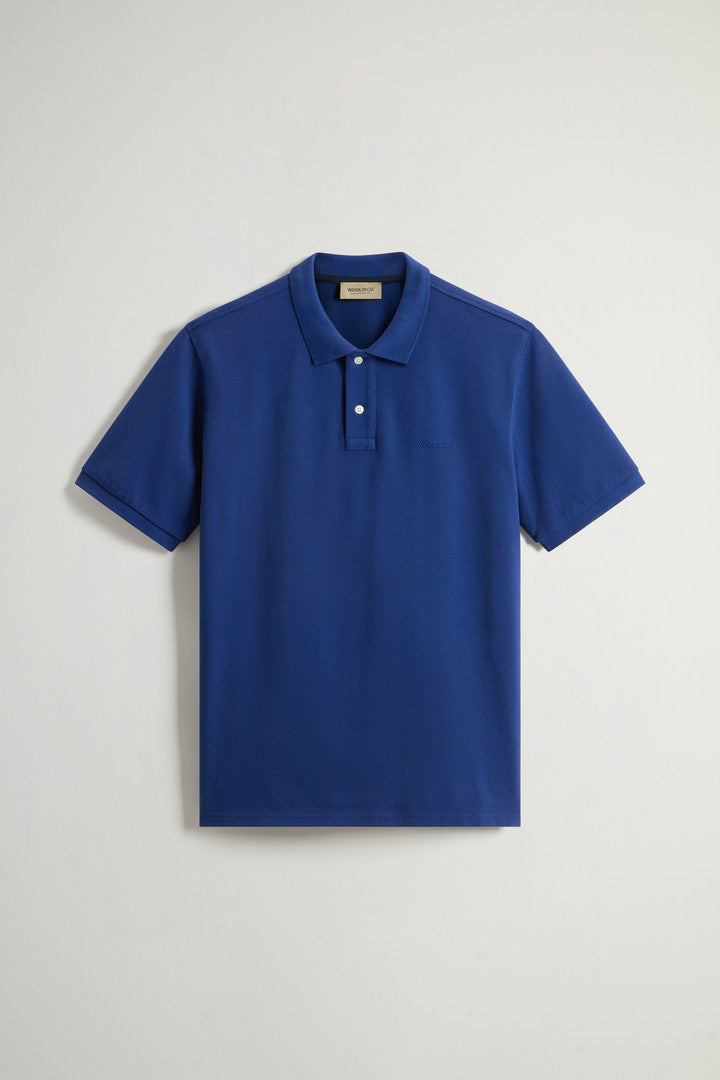 Pure Cotton Pique Polo (Greenstone) - Detail View 10
